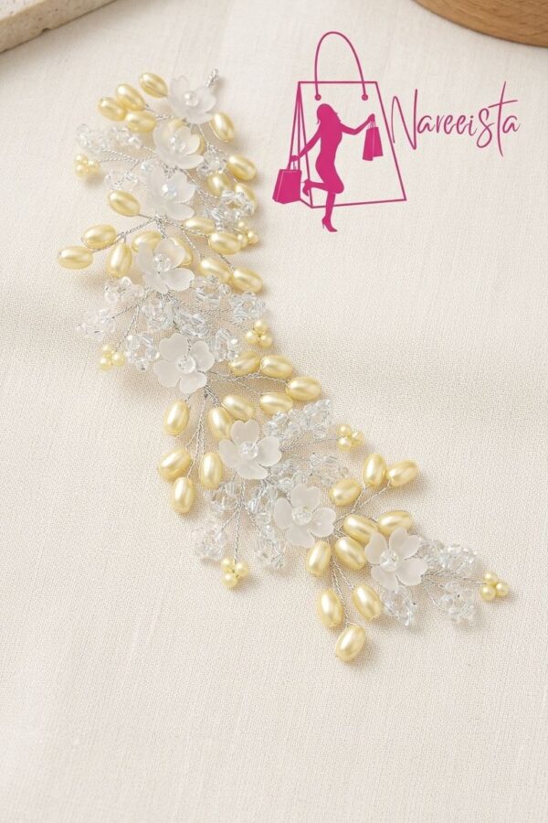 Pearl & Flower Hair Pin