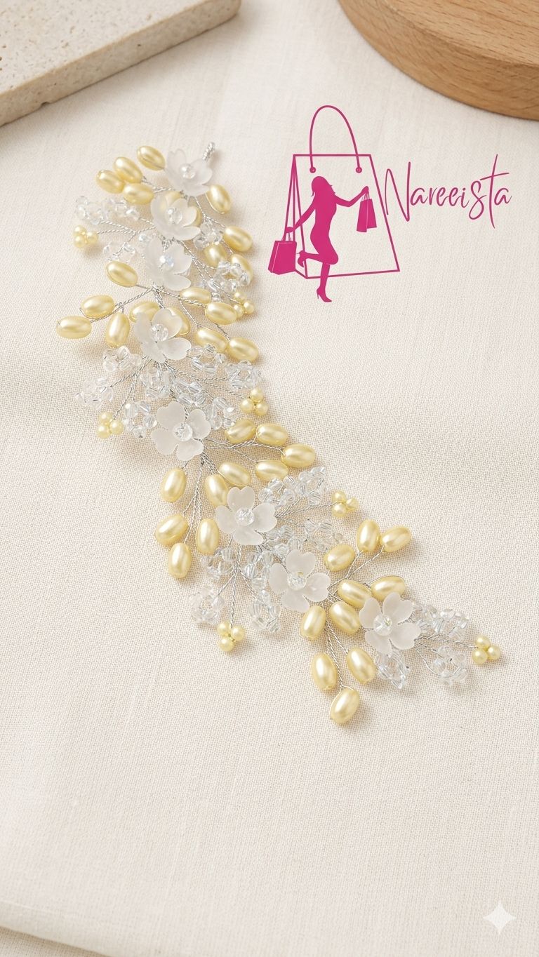 Pearl & Flower Hair Pin