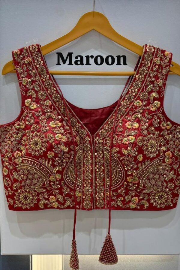 Maroon Designer Blouse
