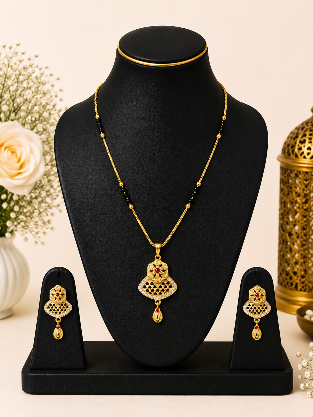 Crystal Designer Mangalsutra