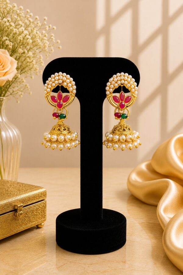 Petal Jhumkas