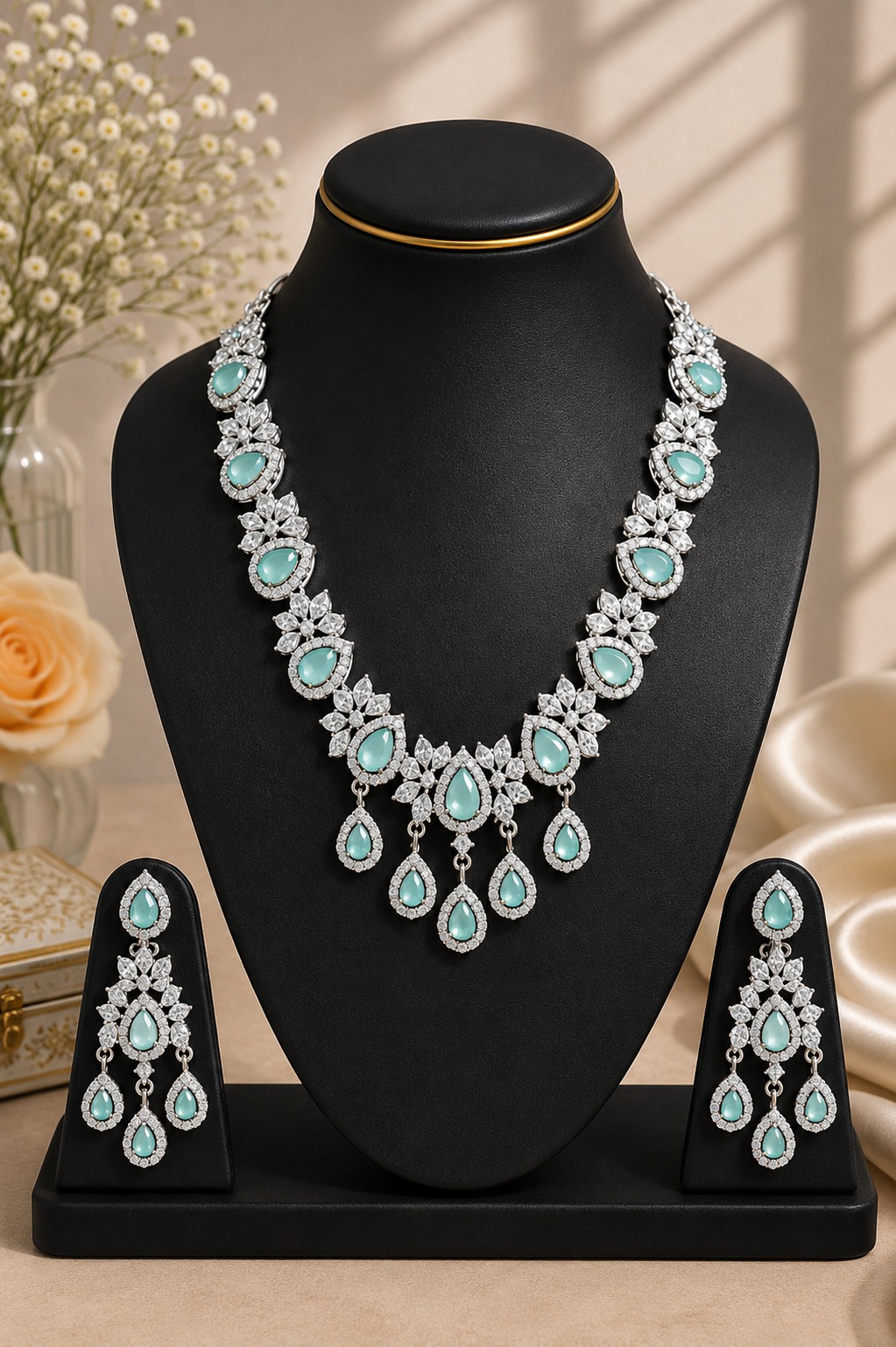 aqua blue stone