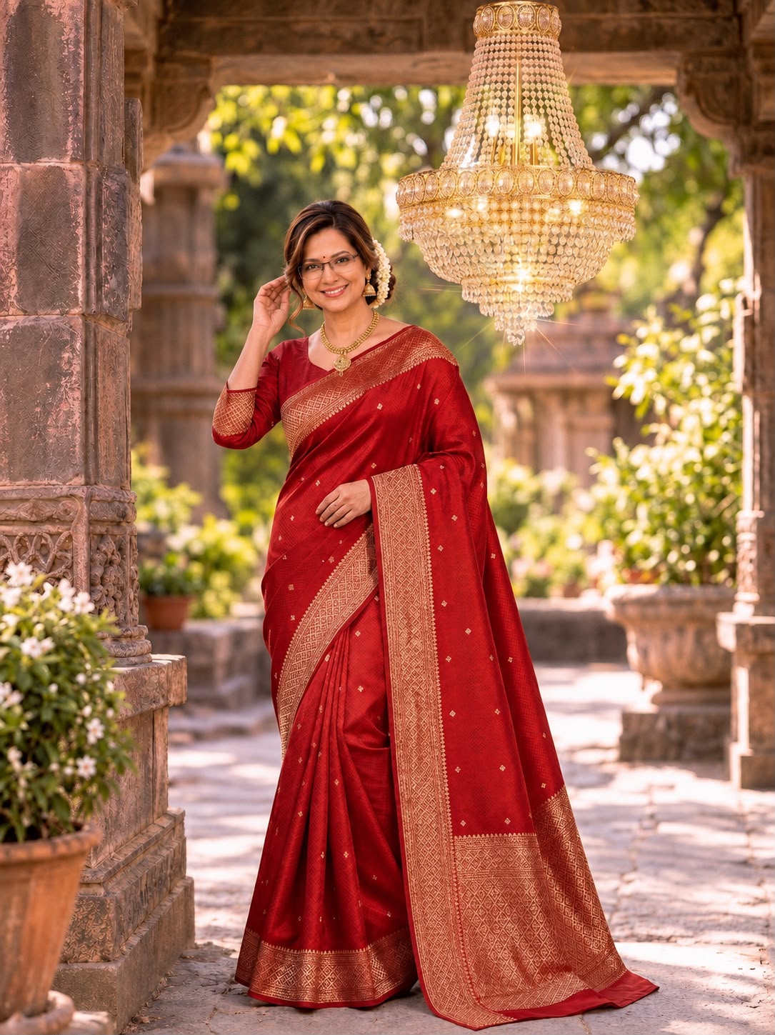 banarsi silk saree