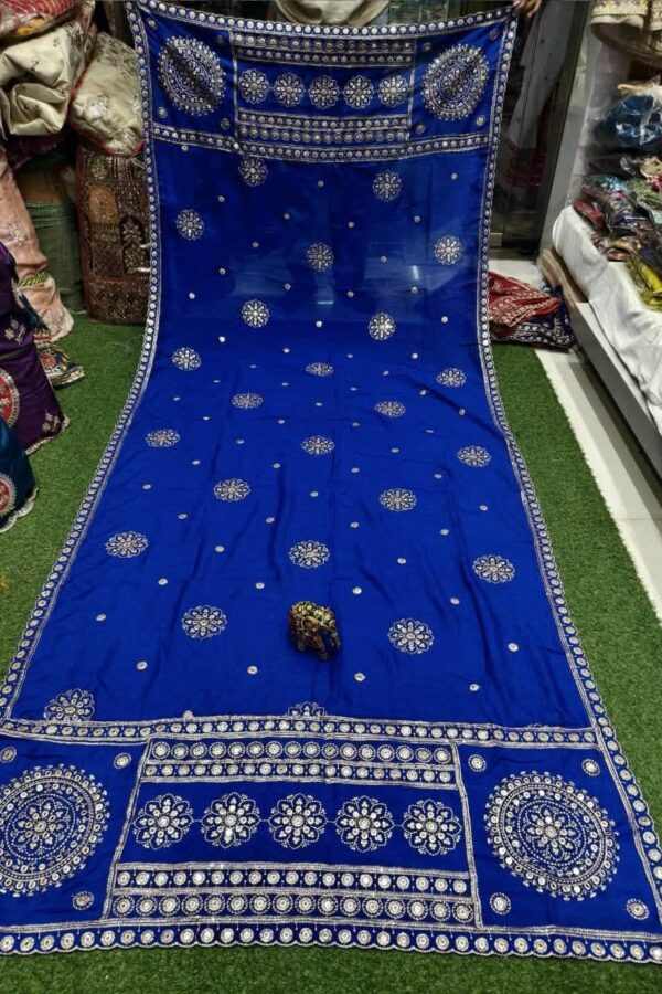 dupatta blue
