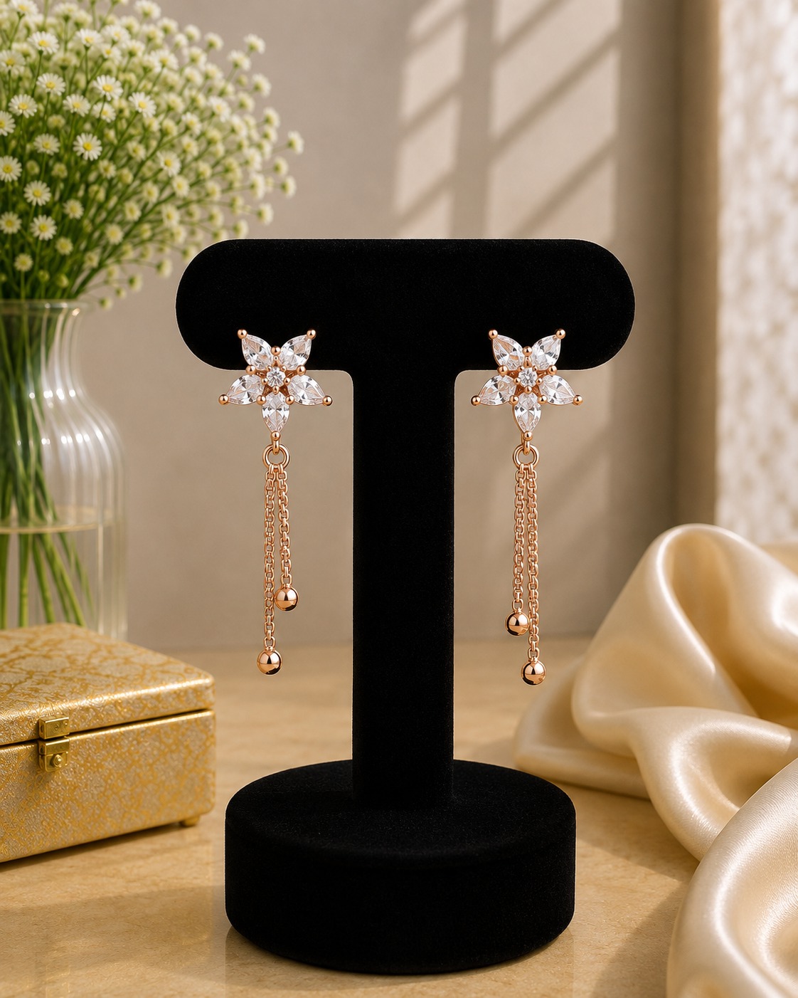 Aurelia Bloom Drop Earrings