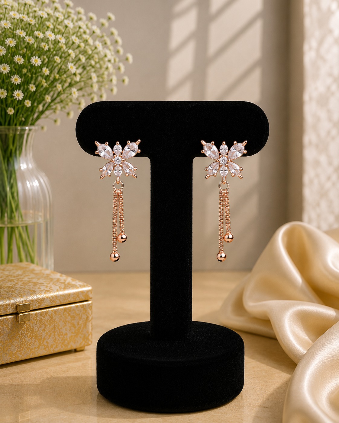 Celeste Floral Drop Earrings