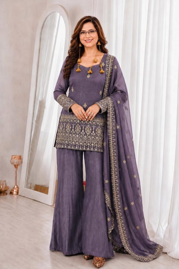 Crunchy Silk Suit