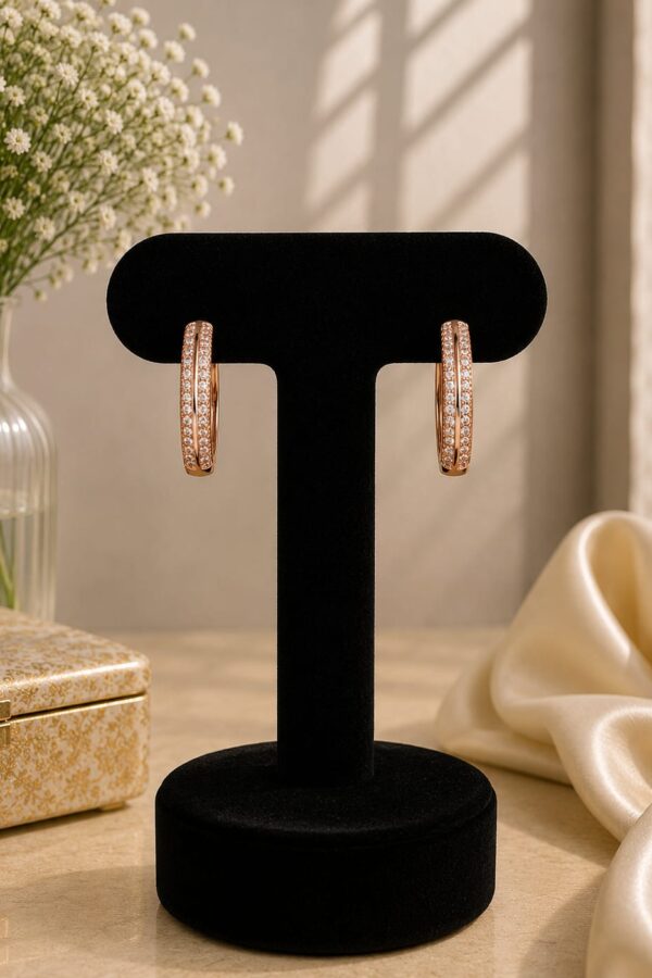 Double Row Hoop Earrings