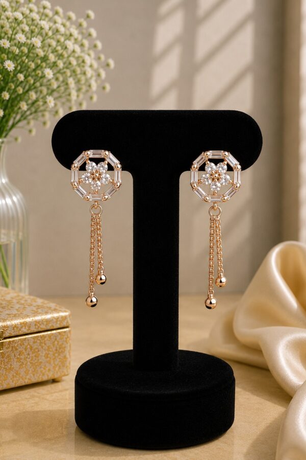 Elara Crystal Bloom Earrings