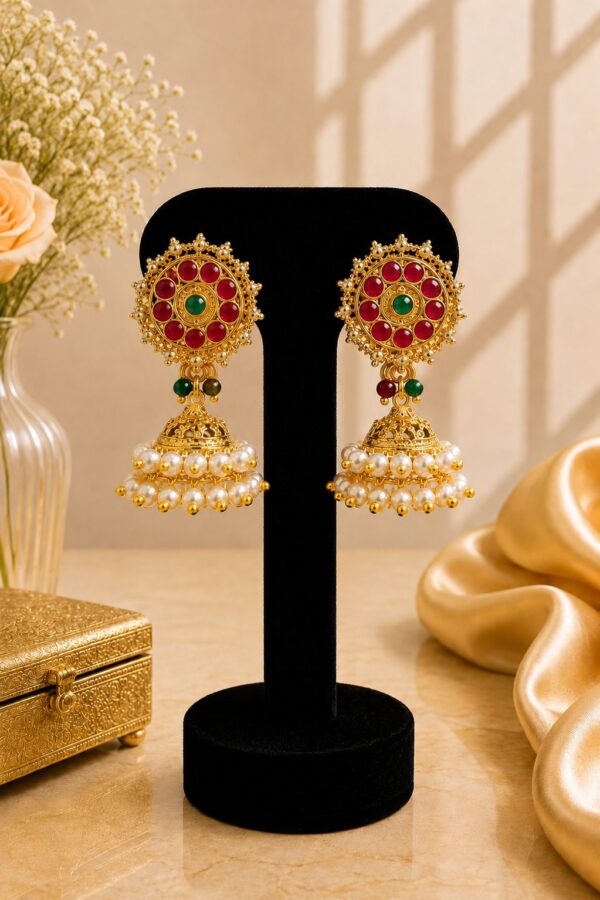 Emerald Heritage Jhumka