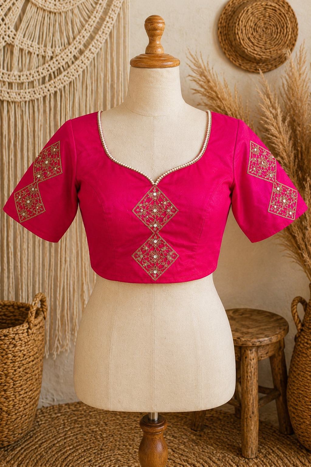 Fuchsia sufi silk