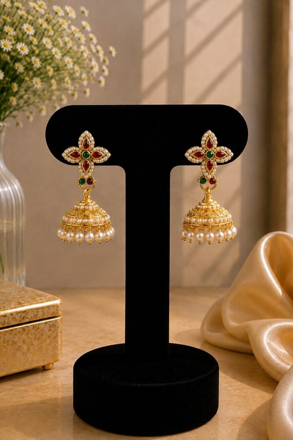 Kundan Moti Jhumka