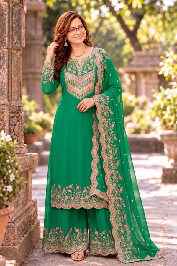 chinon digital embroidery suit set
