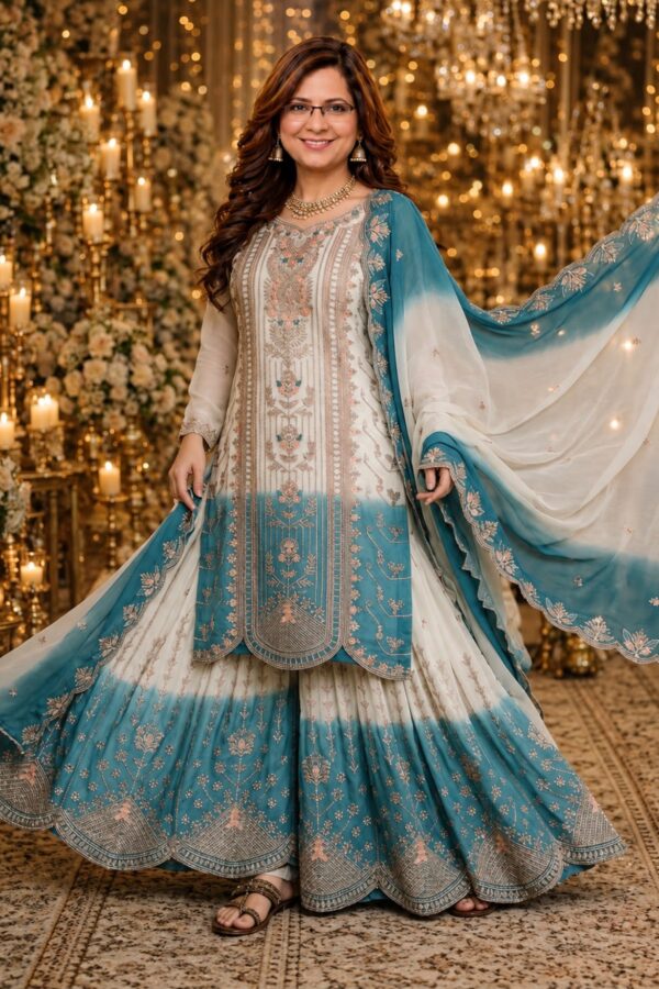 designer party wear palazzo set