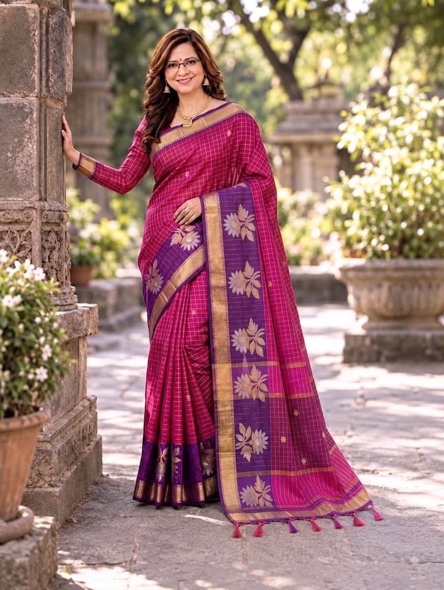 katan silk saree
