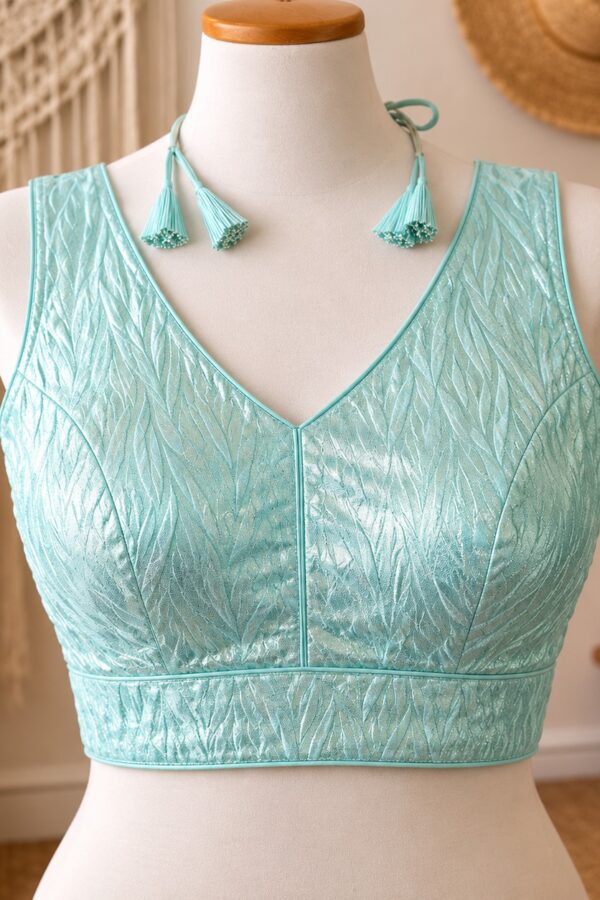 mintgreen blouse