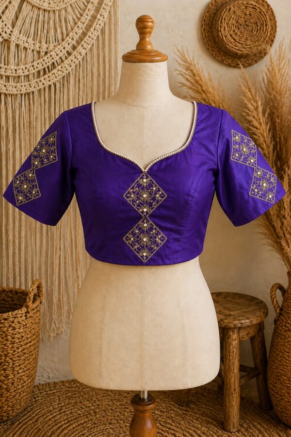 purple sufi silk
