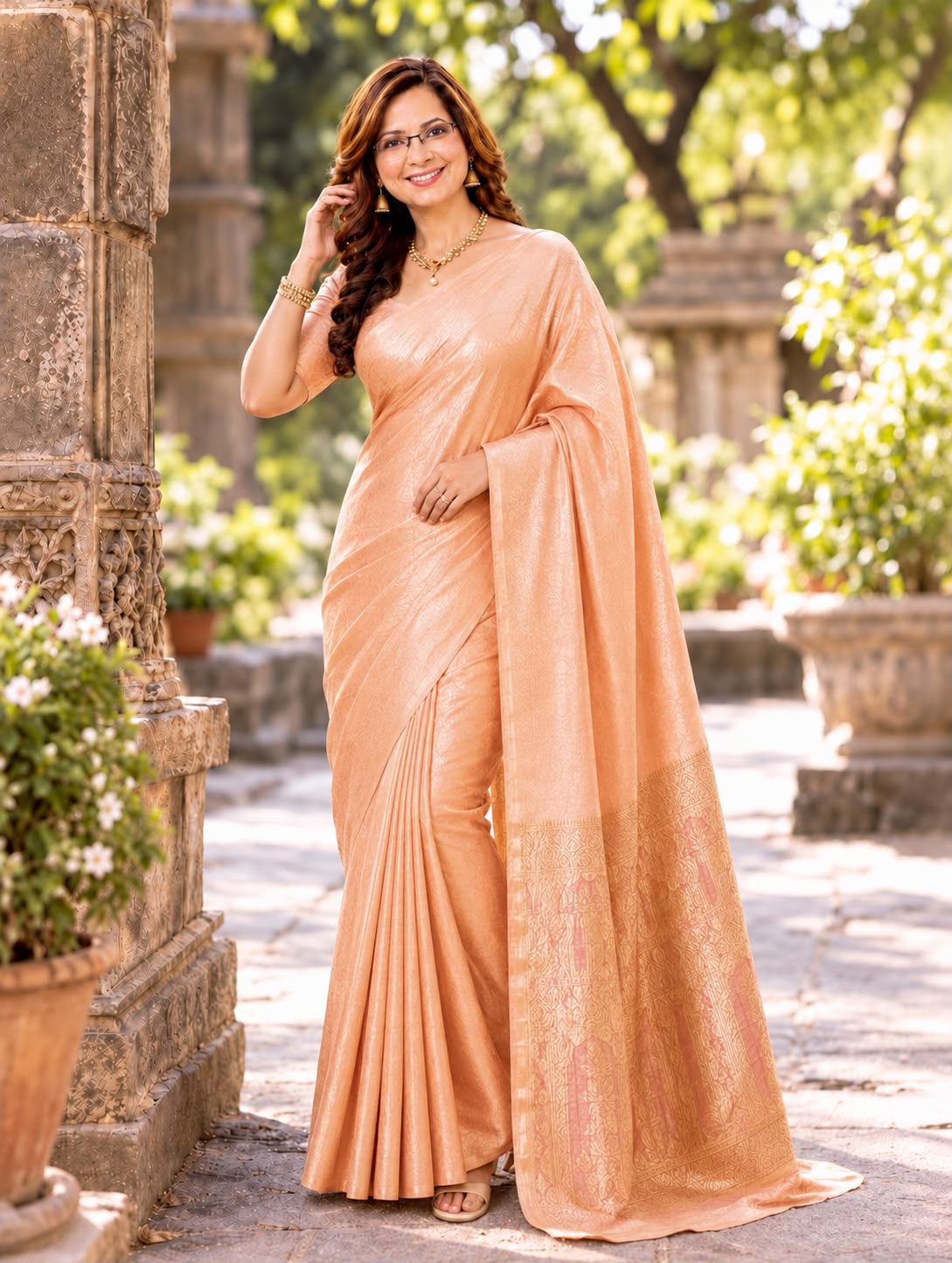 semi silk saree