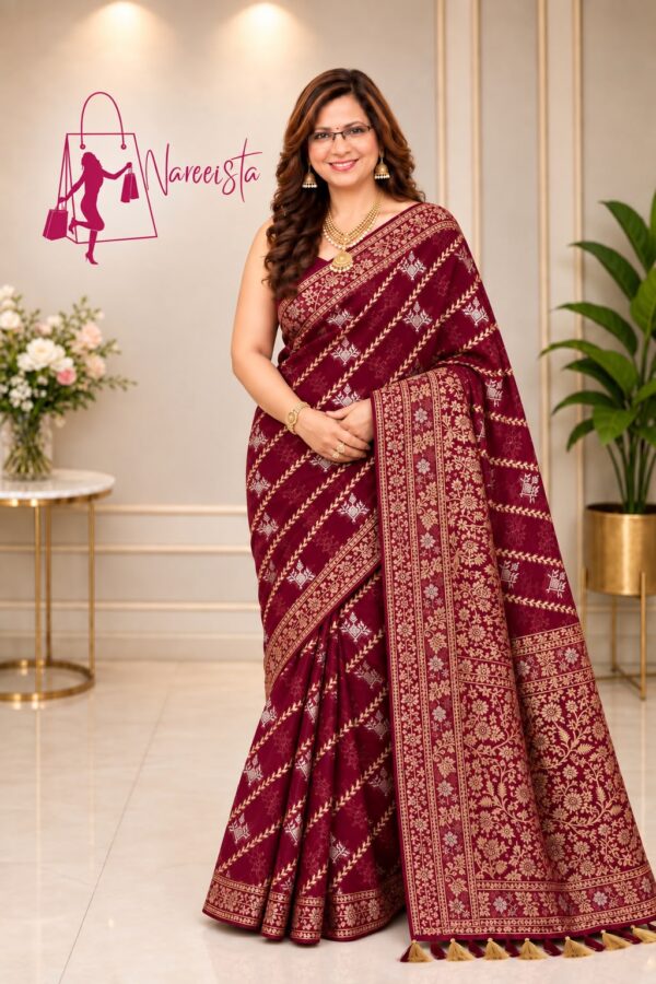 tissue silk saree
