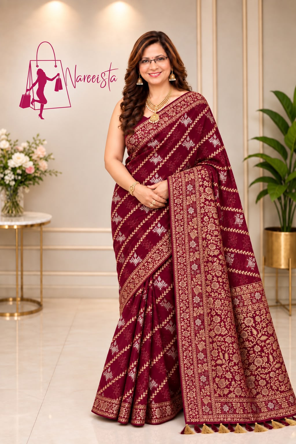 tissue silk saree