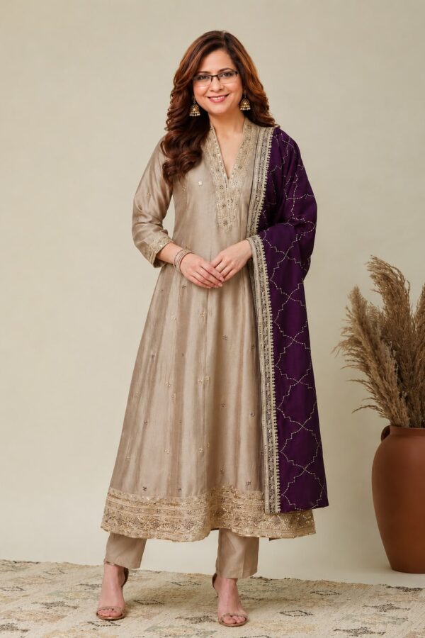 trendy anarkali sesigner kurti pant