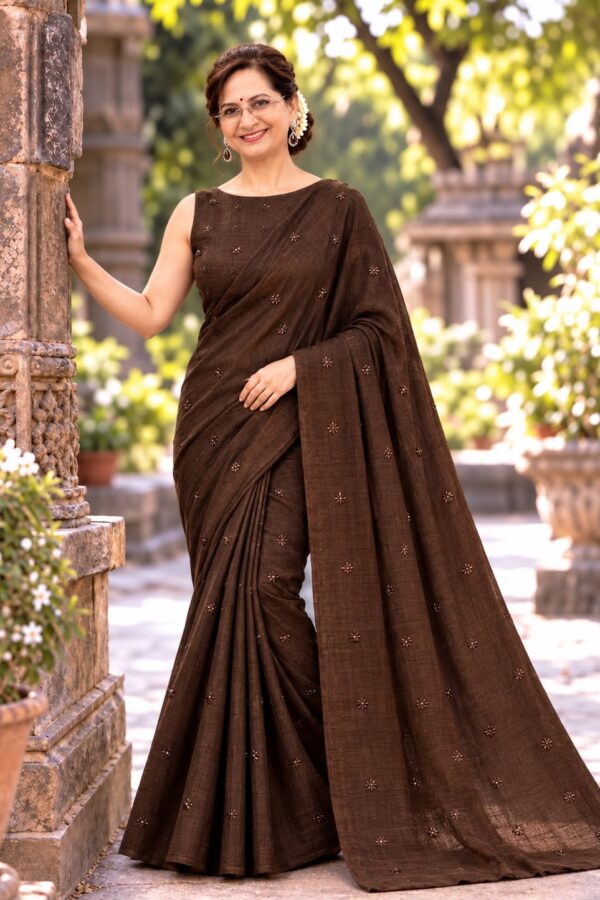 viral coffee saree