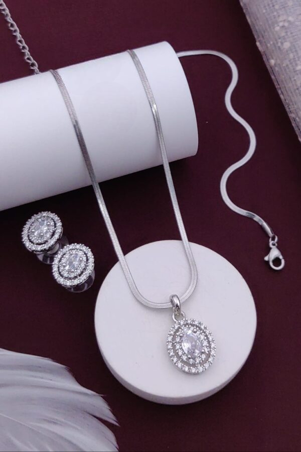 white AD pendant