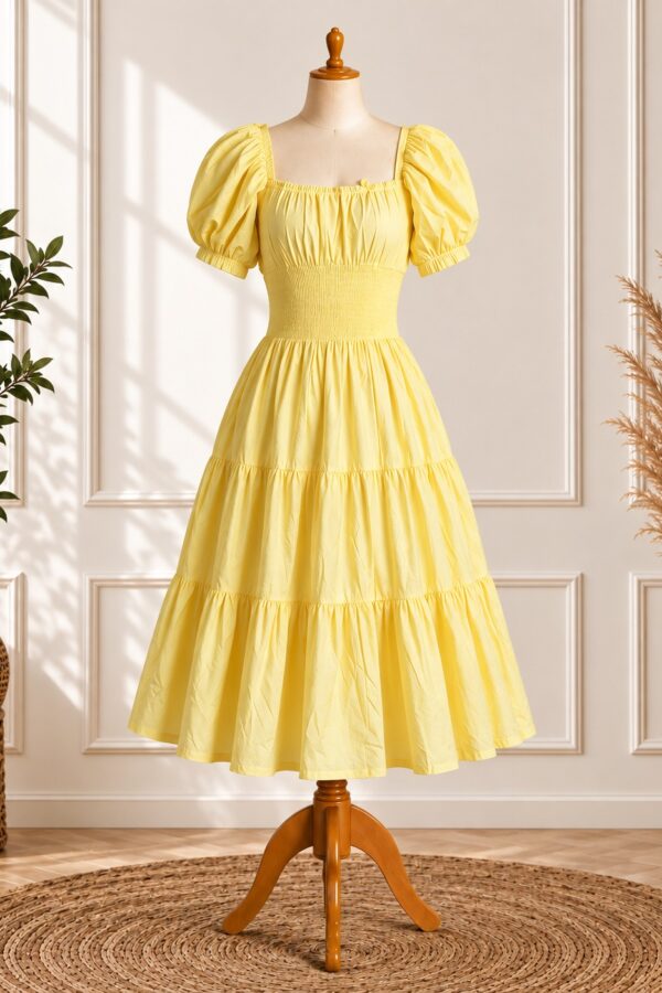 Sunshine Smocked Midi Dress