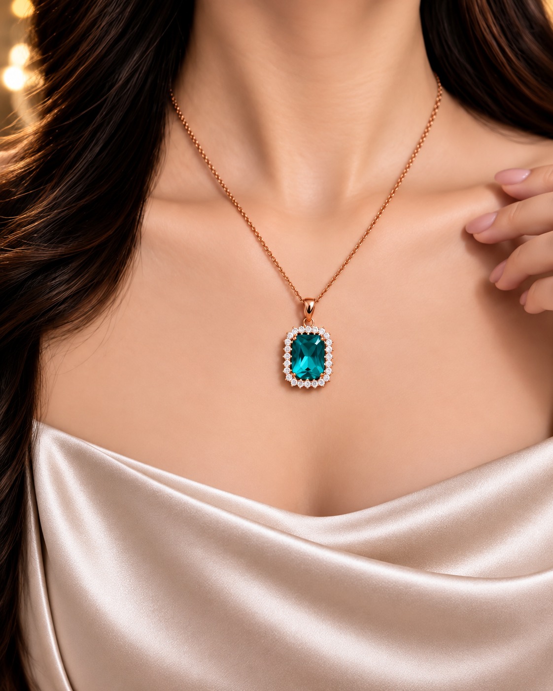 Teal Stone Pendant
