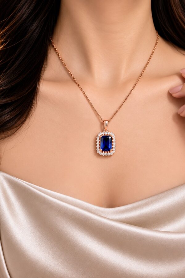 blue stone pendant